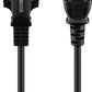 Goobay IEC Cord, 1.5 m, Black