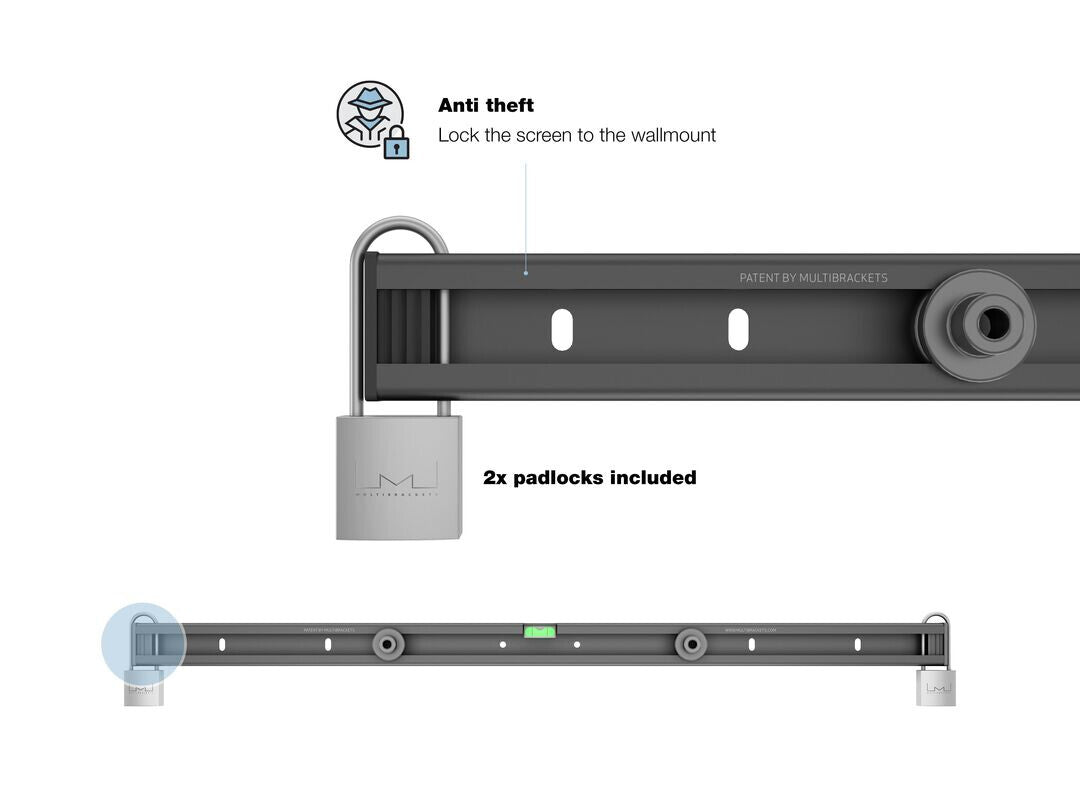 Multibrackets M Universal Public Wallmount Black Medium