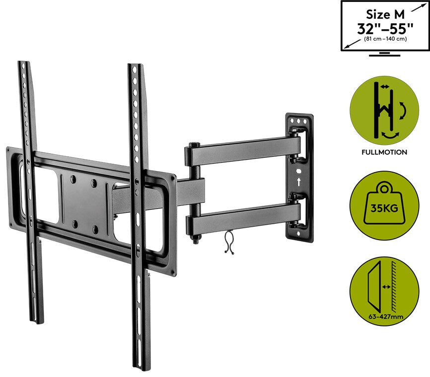 Goobay TV wall mount Basic FULLMOTION (M)