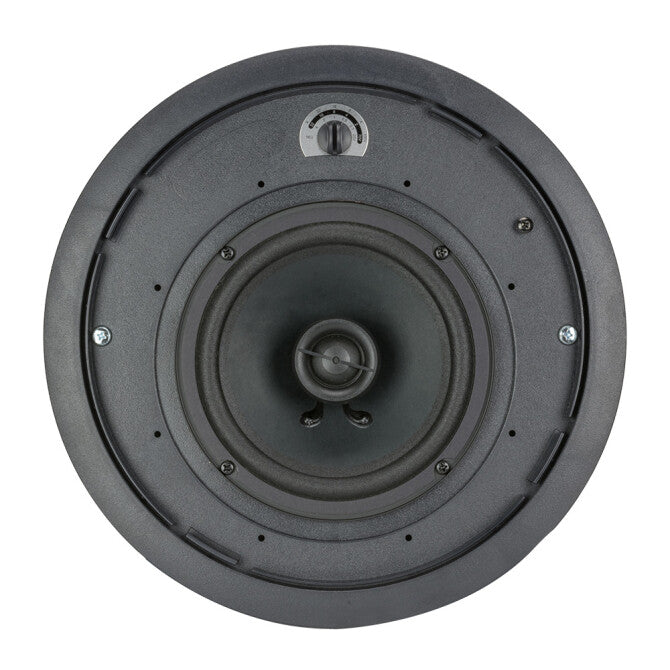 CM62-EZS-II-BK 6" 2-way In Ceiling Speaker in Black with a Short Can