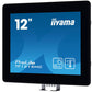 12,1" PCAP Bezel Free 10P Touch, 1024x768,  DisplayPort, HDMI, VGA, 450cd/m² (with touch),Wide Temp