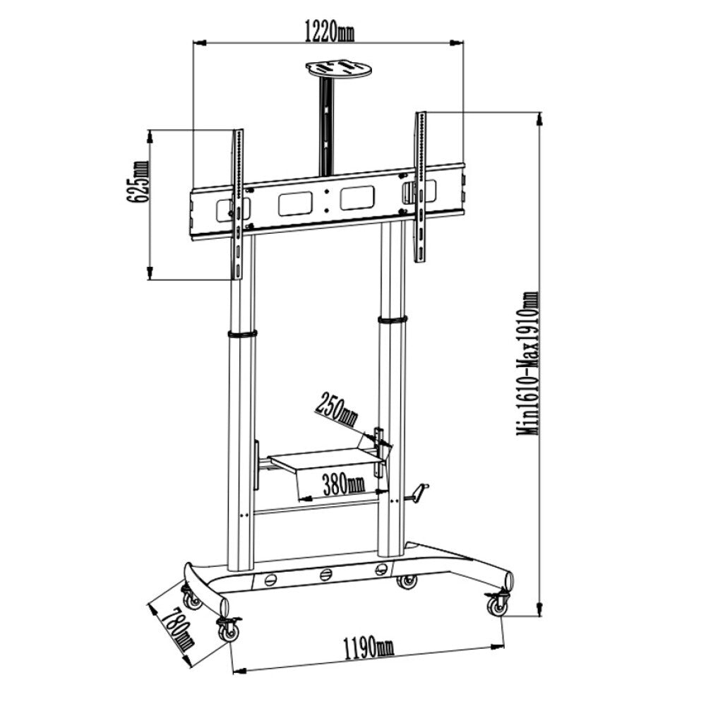 ICA-TR45 Trolley, 52-110"