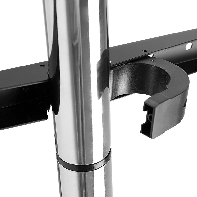 Logilink Floor Stand, 49-70" V-Base, Chrome